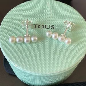 Tous pearls earrings